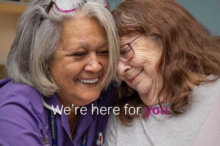St Michael's Hospice, Basingstoke, rebranding 2024.