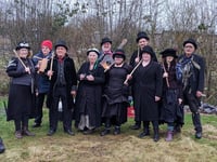 VIDEO: Wassailing draws big crowd to Petersfield Community Garden