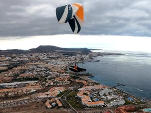 Petersfield sky surfers swap Butser Hill for Tenerife volcano