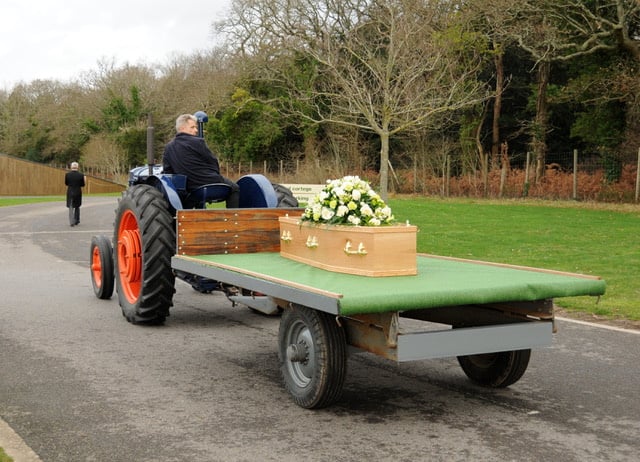 Rutter Vintage Tractor Funeral