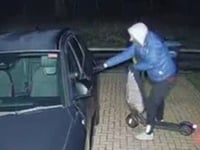 Police issue image of e-scooter rider suspected of Farnham car thefts