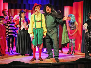 VIDEO: Churt's 2024 panto Pinocchio is a riot of colour and laughter!