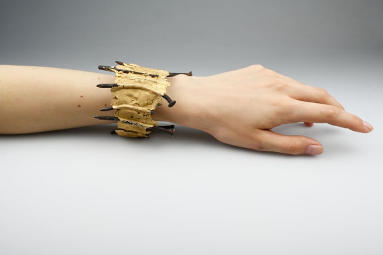 Rusty nails bangle.