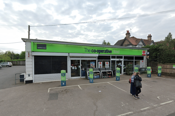 The Co-op in Headley Road, Liphook where Hamm stole £254.85 of food and other items in five separate raids