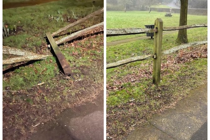 Fence vandals strike Town Meadow
