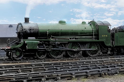 Locomotive S15 No. 499, Watercress Line, Alresford.