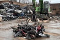 Watch the moment police crush haul of e-scooters and e-motorbikes