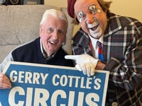 WATCH: Clown's surprise handout to beloved Petersfield robbery victim