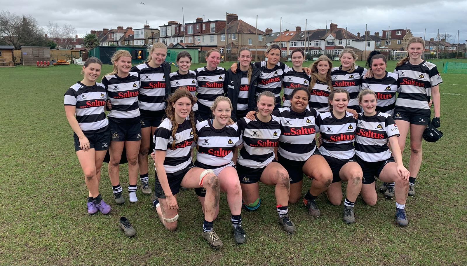 Farnham Rugby Club's under-18 girls have reached the National Cup regional final