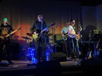 Mid-Life Crisis welcomed as covers band play charity gig in Harting