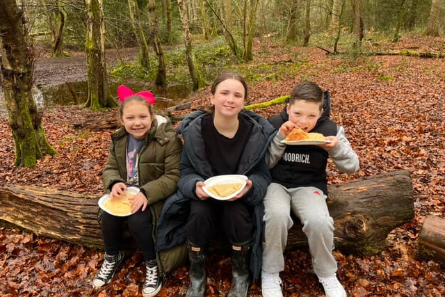 Rangers cook up pancake day treat for Bordon Inclosure visitors
