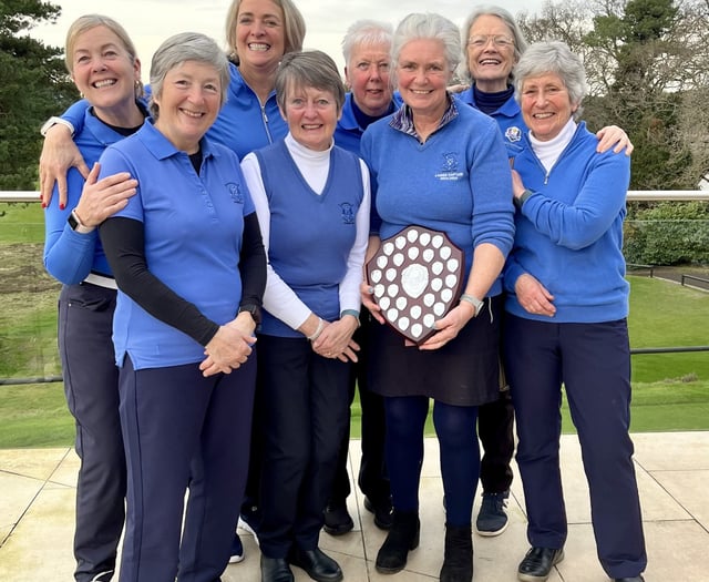 Petersfield Ladies win Winter Triple for third year running