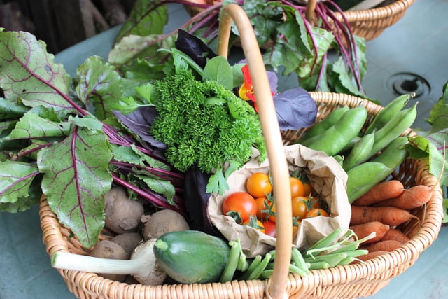 Farnham Community Farm: Forgot the roses? Make it up to her with veg!