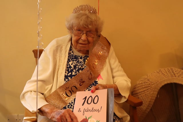 Land Army veteran Hazel Legg celebrates her 100th birthday in Alton