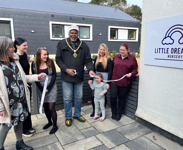 A dream come true as Bordon mayor opens new Farnham Road nursery