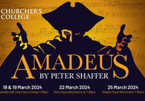 Students from Churcher's College presenting Mozart play Amadeus