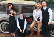 Bonnie & Clyde hold up Woking before New Victoria Theatre show