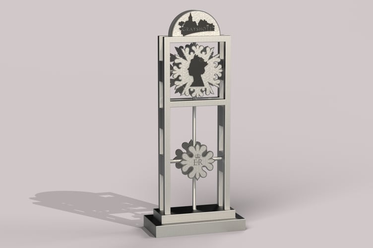 Grayshott Pottery's render for Queen memorial
