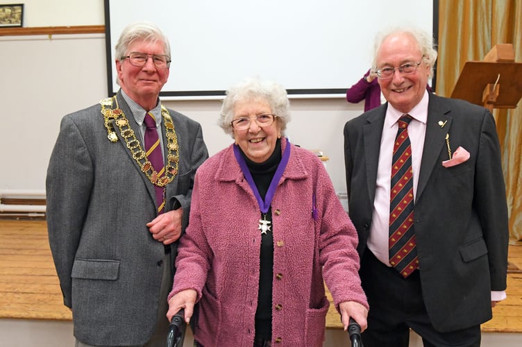 HASLEMERE VOLUNTEER AWARDS
HASLEMERE, SURREY
ENGLAND
MARCH 21st 2024
Haslemere Volunteer Award Scheme ceremony, honouring residents who have given selflessly to the community were presented at the Haslemere Town Councilâs annual meeting held at Haslemere Museum
The medals for the awards were donated by Sir Ray Tindle, the late proprietor of the Herald
The Haslemere Volunteer Award Scheme is run by volunteers and nominations are sought annually for those who have provided help and support to vulnerable members of the community during recent years
(centre) - Freda Chapman - a well known and very popular lady
(Photo by Malcolm Wells)
Standard reproduction rates apply, contact Malcolm Wells to arrange payment
malcolmrichardwells@gmail.com