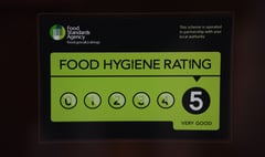 Food hygiene ratings handed to 13 East Hampshire establishments