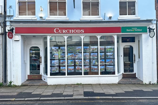 The new frontage at Curchods' Farnham branch (Photo: Curchods)