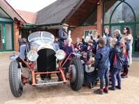 Six-year-old fuels racing driver dad's green dream