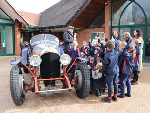 Six-year-old fuels racing driver dad's green dream