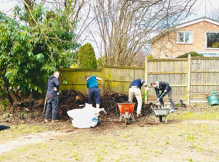 Fernhurst volunteers get stuck in