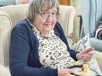 Art-loving care home resident has an ink-incredible birthday