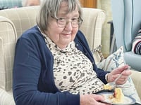 Art-loving care home resident has an ink-incredible birthday