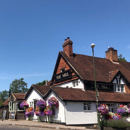 The Mill pub in Haslemere dates back to the 16th century