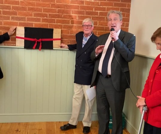 MP opens refurbished village hall
