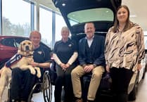 'Poignant visit' for Hounds for Heroes founder as BMW announce charity partnership