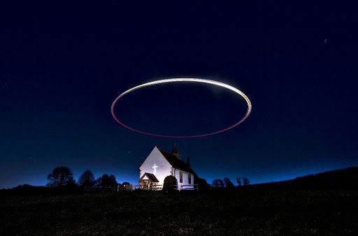 St Huberts Idsworth Night Shot