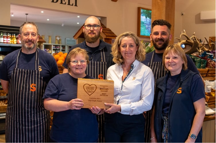 Sky Park Farm Shop award