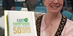 Golden honour for Whitehill councillor as EHDC mark 50 years
