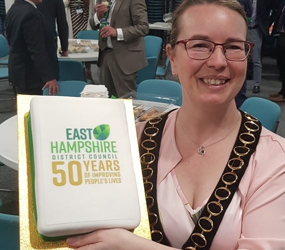 Cllr Catherine Clarke EHDC Chairman