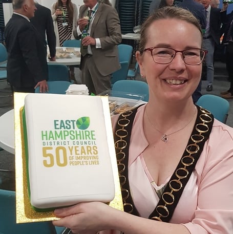 Cllr Catherine Clarke EHDC Chairman