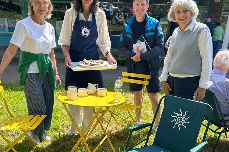 (left to right) Charlotte Cranes, Liz Rawlings, Alex MacCallum and Jo Stuttaford