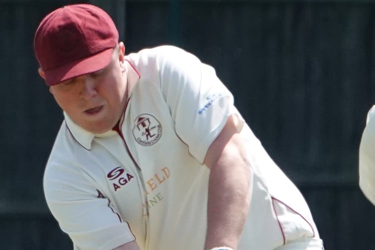 Clanfield's Alex Andrews in action