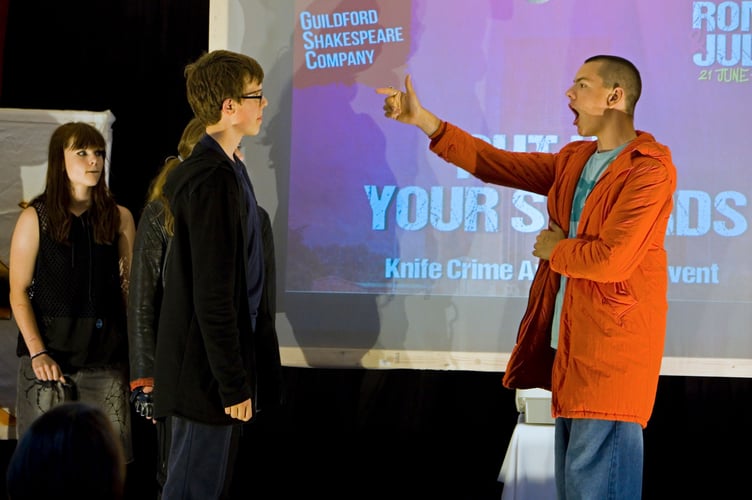 GSC's Saturday Group perform at Knife Crime Awareness Event 