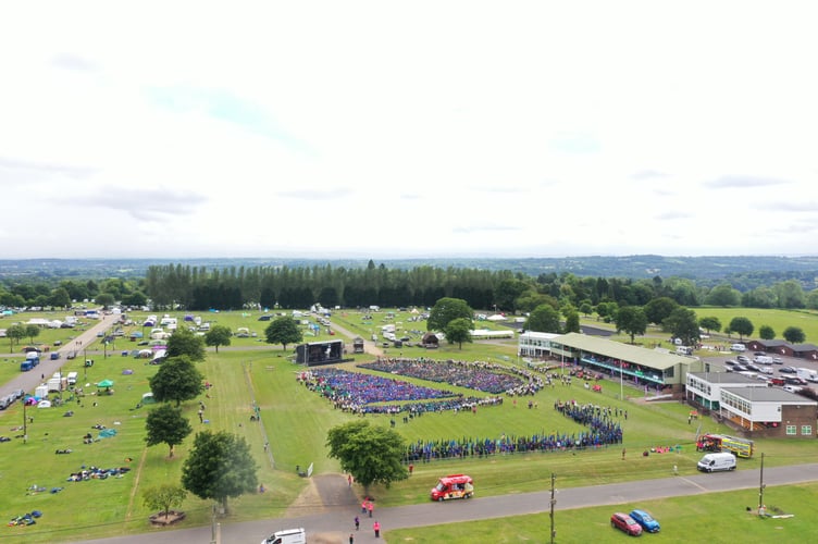 Thousands of Scouts and Guides descend on Ardingly in West Sussex for the 40th Scoutabout