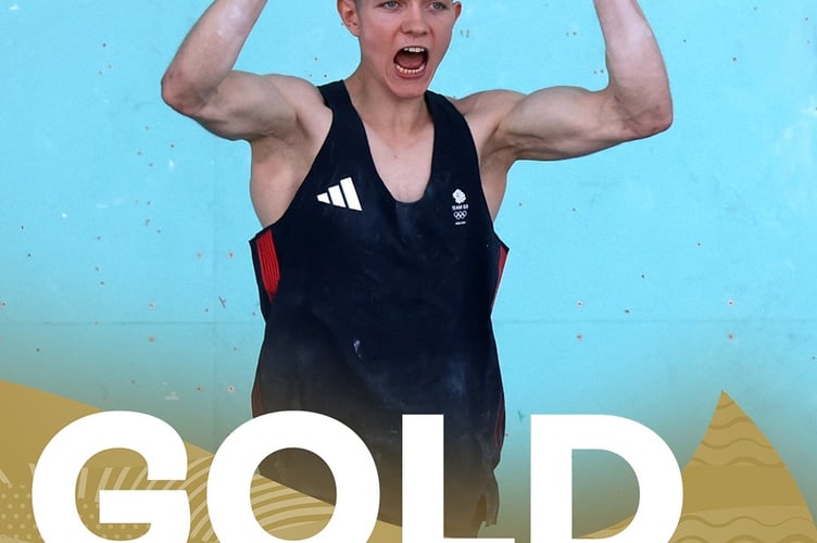 Toby Roberts Team GB Gold Paris