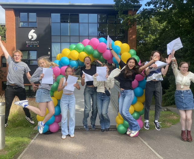 A-mazing results for Bohunt Sixth Form on A-Level results day