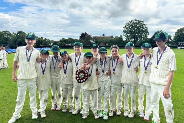 Highfield & Brookham were named joint Independent Association of Prep Schools under-13 national cricket champions