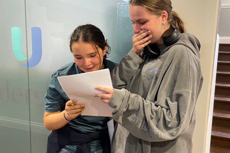 Undershaw pupils celebrate their record-breaking results