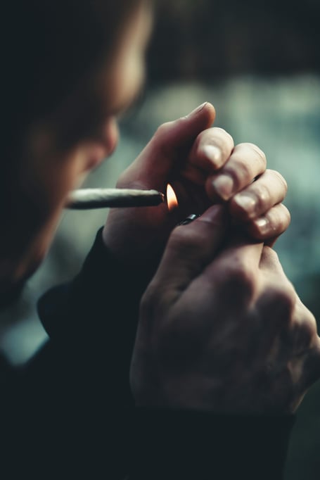 smoking stock image