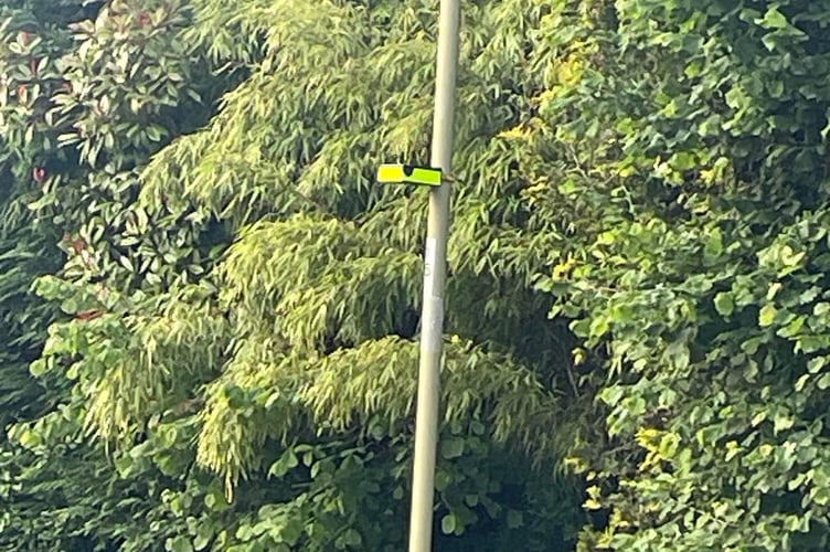 Speedwatch camera located at the corner of The Avenue and Headley Road