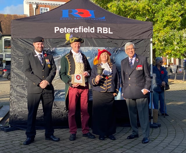 Petersfield Poppy Appeal launched in the square