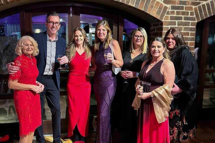 Friends of the Elderly's Ann Essam, Mark Wilson, Cheryl Rothschild, Jan Daly, Nicola Davies, Shirley Bradley, Fran Simpson